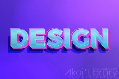 PSD模板-2019年3D文本效果趋势1