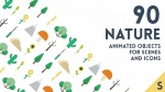 AE模板-90个动画自然元素-90 Animated Nature Elements