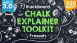 AE模板-黑板粉笔讲解工具包3.0-Blackboard Chalk Explainer Toolkit 3.0