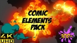 AE模板-漫画元素包-Comic Element Pack