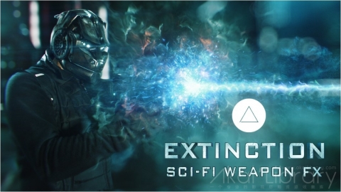 视频素材-科幻武器FX-EXTINCTION