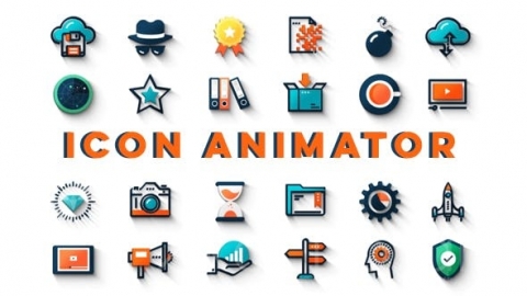AE模板-图标动画师-Icon Animator