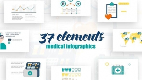 AE模板-信息图形医疗要素-Infographics Medical Elements2