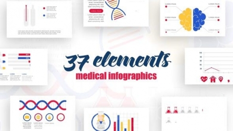 AE模板-信息图形医疗要素-Infographics Medical Elements