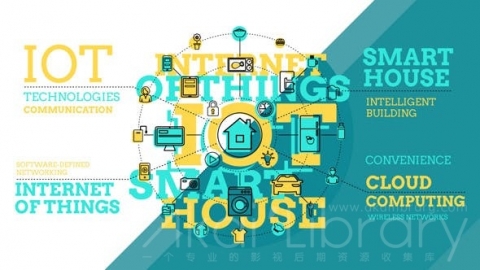 AE模板-物联网与智能家居信息图形-Internet Of Things And Smart Home Infographics
