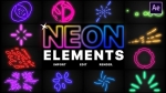 AE模板-霓虹灯效果元素-Neon Elements After Effects