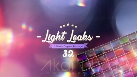 视频素材-32个漏光元素-Light Leaks Pack