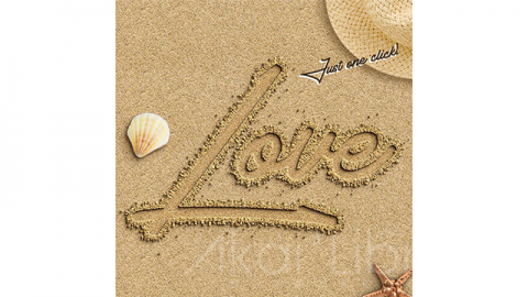PS动作-模拟沙Sand Text - Photoshop Action