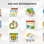 AE模板-搜索引擎优化和开发-平面动画图标-Seo And Development - Flat Animated Icons