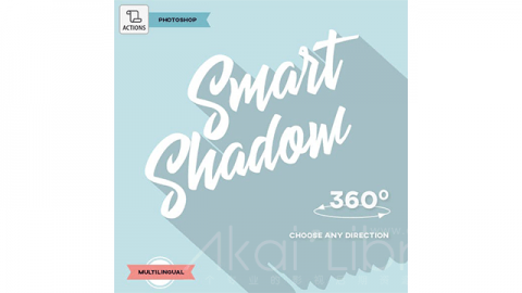 PS动作-智能阴影Smart Shadow - Photoshop Action
