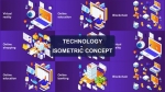 AE模板-技术-等距概念-Technology - Isometric Concept