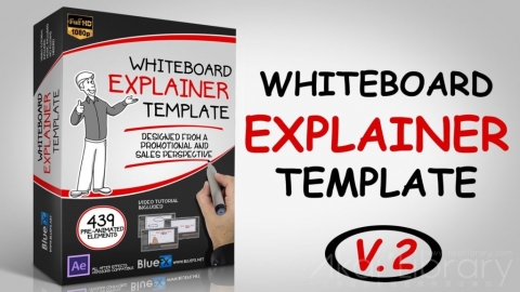 AE模板-白板讲解员-The Whiteboard Explainer