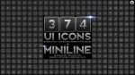 AE模板-UI最小图标和迷你字体-UI Minimal Icons & Miniline Font