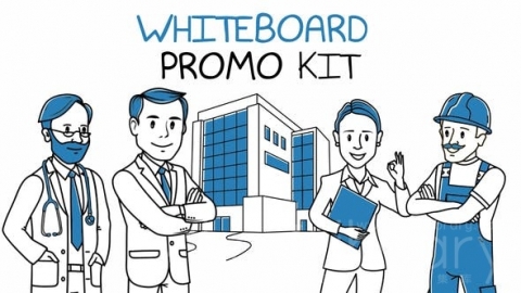 AE模板-白板工具包-Whiteboard Kit