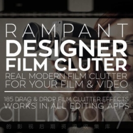 视频素材-设计师电影杂波-DESIGNER FILM CLUTTER