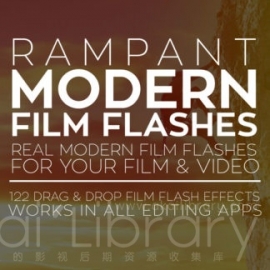 视频素材-现代电影闪光-MODERN FILM FLASHES