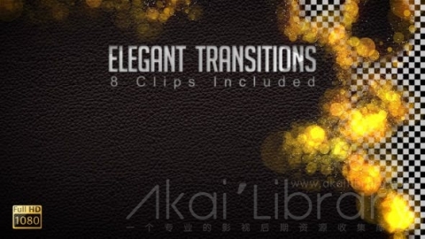 视频素材-优雅的过渡转场-Elegant Transitions