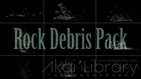 视频素材-岩石破碎包-Rock Debris Pack