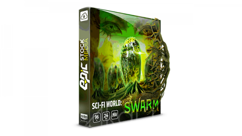 音乐素材-科幻世界蜂群游戏环境循环背景音乐-Sci-fi World Swarm – Game Ambience Loop Library