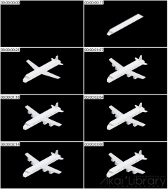 AE模板 飞机等距图标 Lopo   Isometric Explainer Kit Icons 00001 Airplane