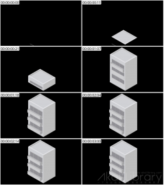 AE模板 建筑 Lopo   Isometric Explainer Kit Icons Buildings 00003 Building 01