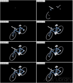 AE模板 自行车等距图标 Lopo   Isometric Explainer Kit Icons 00005 Bicycle