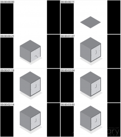 AE模板 大钟等距图标 Lopo   Isometric Explainer Kit Icons 00006 Big Clock