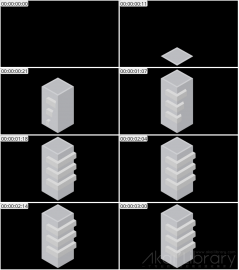 AE模板 建筑 Lopo   Isometric Explainer Kit Icons Buildings 00009 Building 07