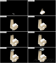 AE模板 工厂 Lopo   Isometric Explainer Kit Icons Buildings 00019 Factory 01