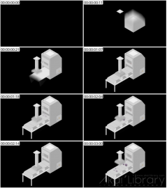 AE模板 工厂机器 Lopo   Isometric Explainer Kit Icons Buildings 00020 FACTORY MACHINE 01