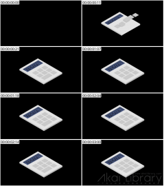 AE模板 计算器等距图标 Lopo   Isometric Explainer Kit Icons 00024 Calculator