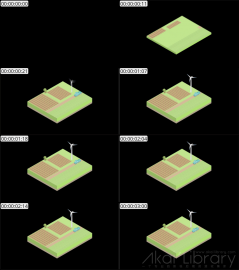 AE模板 农场 Lopo   Isometric Explainer Kit Icons Buildings 00025 Farm 05