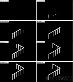AE模板 围栏栅栏篱笆 Lopo   Isometric Explainer Kit Icons Buildings 00027 Fence