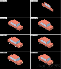 AE模板 小型车等距图标 Lopo   Isometric Explainer Kit Icons 00029 Car 02