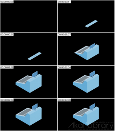 AE模板 收款机等距图标 Lopo   Isometric Explainer Kit Icons 00033 Cashier