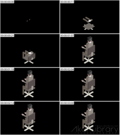 AE模板 职场男性白领等距角色 Lopo   Isometric Explainer Kit Character 33