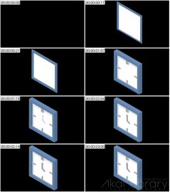AE模板 时钟等距图标 Lopo   Isometric Explainer Kit Icons 00039 Clock
