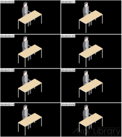AE模板 职场男性白领等距角色 Lopo   Isometric Explainer Kit Character 42