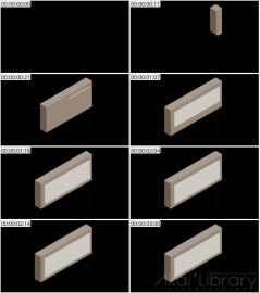 AE模板 门牌等距图标 Lopo   Isometric Explainer Kit Icons 00047 door sign