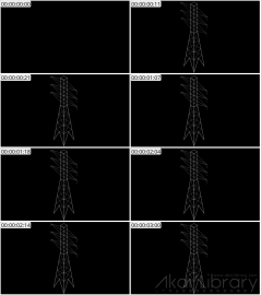 AE模板 电缆塔 Lopo   Isometric Explainer Kit Icons Buildings 00048 Pylon