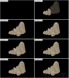 AE模板 岩石 Lopo   Isometric Explainer Kit Icons Buildings 00050 Rock