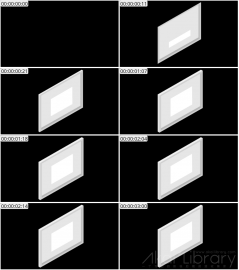 AE模板 相框等距图标 Lopo   Isometric Explainer Kit Icons 00051 Frame 02