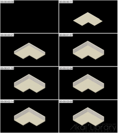 AE模板 房间底座 Lopo   Isometric Explainer Kit Icons Buildings 00051 Room Base