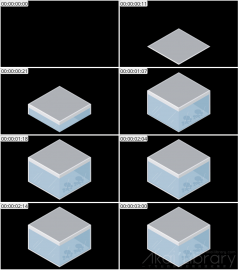 AE模板 商店二楼 Lopo   Isometric Explainer Kit Icons Buildings 00057 Shop   2nd Floor