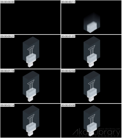 AE模板 灯泡等距图标 Lopo   Isometric Explainer Kit Icons 00060 Lamp2