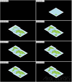 AE模板 地图等距图标 Lopo   Isometric Explainer Kit Icons 00067 Map 1