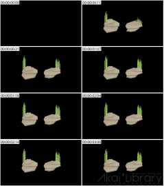 AE模板 石头 Lopo   Isometric Explainer Kit Icons Buildings 00067 stone