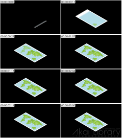 AE模板 地图等距图标 Lopo   Isometric Explainer Kit Icons 00068 Map 2