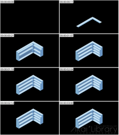 AE模板 货架等距图标 Lopo   Isometric Explainer Kit Icons 00086 Shelves 01
