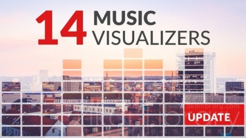 AE模板 14个音乐可视化工具 14 Music Visualizers